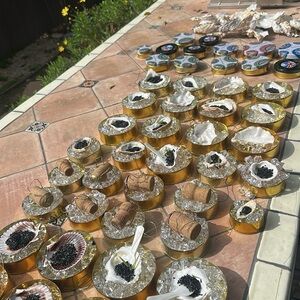 Assorted Caviar and Seafood Display